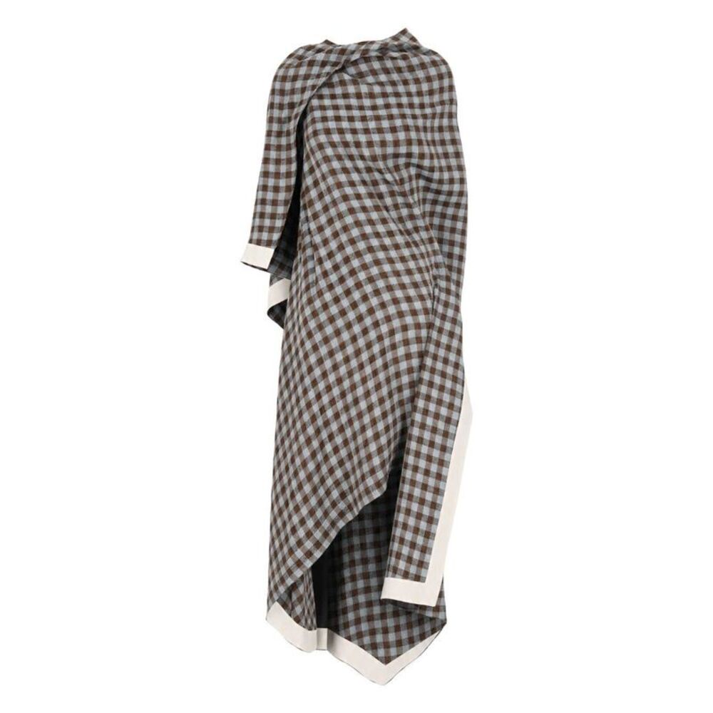 Loewe Women Dress In Viscose And Linen Blend